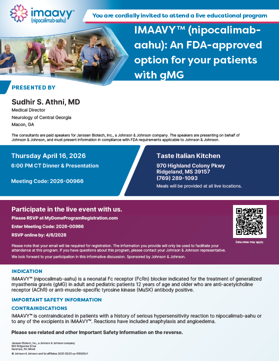 Ridgeland: J&J Sponsored Speaker Program